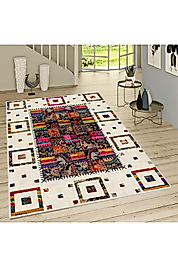 Rovigo Home Dijital Baskı Yıkanabilir Kaymaz Taban Salon Halı RVG0740 100x200 cm