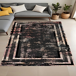 Dijital Baskı Yıkanabilir Kaymaz Taban Salon Halısı Ve Yolluk RVG0808-FNL16 100x300 cm