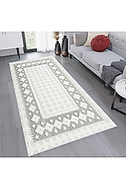 Rovigo Home Dijital Baskı Yıkanabilir Kaymaz Taban Salon Halı RVG0754 100x200 cm