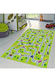 Rovigo Home Dijital Baskı Yıkanabilir Kaymaz Taban Çocuk Halısı RVG4007 100x200