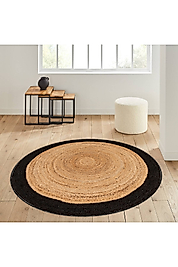 Rovigo Home Dijital Baskı Yıkanabilir Kaymaz Taban Yuvarlak Halı RVG7031 180x180 cm