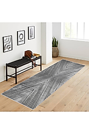Rovigo Home Dijital Baskı Yıkanabilir Kaymaz Taban Salon Halı RVG1763 100x150 cm