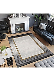 Rovigo Home Dijital Baskı Yıkanabilir Kaymaz Taban Salon Halı RVG0708 120x180 cm