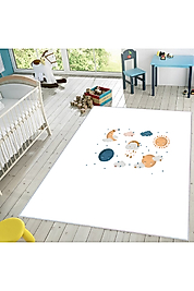 Rovigo Home Dijital Baskı Yıkanabilir Kaymaz Taban Çocuk Halısı RVG4015 100x300