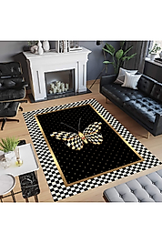 Rovigo Home Dijital Baskı Yıkanabilir Kaymaz Taban Salon Halı RVG0736 100x200 cm