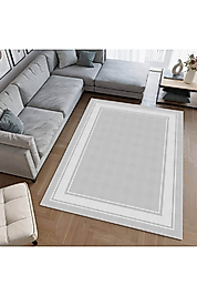 Rovigo Home Dijital Baskı Yıkanabilir Kaymaz Taban Salon Halı RVG1955-SM508 100x300 cm