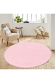 Rovigo Home Dijital Baskı Yıkanabilir Kaymaz Taban Yuvarlak Halı RVG7092 160x160 cm