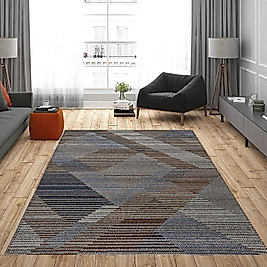 Dijital Baskı Yıkanabilir Kaymaz Taban Salon Halısı Ve Yolluk RVG0955-FNL204 100x150 cm