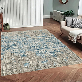 Dijital Baskı Yıkanabilir Kaymaz Taban Salon Halısı Ve Yolluk RVG0961-FNL210 100x150 cm
