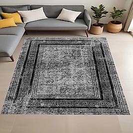 Dijital Baskı Yıkanabilir Kaymaz Taban Salon Halısı Ve Yolluk RVG0896-FNL112 100x200 cm