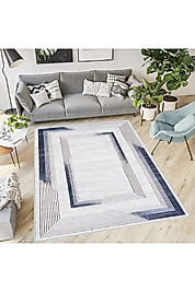 Rovigo Home Dijital Baskı Yıkanabilir Kaymaz Taban Salon Halı RVG0404 100x300 cm