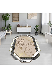 Rovigo Home Dijital Baskı Yıkanabilir Kaymaz Taban Salon Halı RVG1910-SD325 100x300 cm