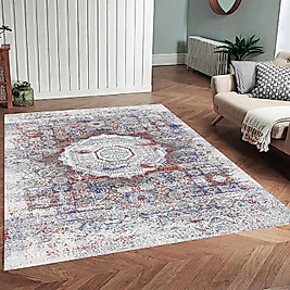 Dijital Baskı Yıkanabilir Kaymaz Taban Salon Halısı Ve Yolluk RV160-FNL466 100x150 cm