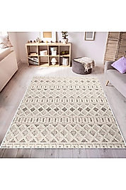 Rovigo Home Dijital Baskı Yıkanabilir Kaymaz Taban Salon Halı RVG0534 100x300 cm