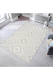 Rovigo Home Dijital Baskı Yıkanabilir Kaymaz Taban Salon Halı RVG1828 100x150 cm