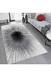 Rovigo Home Dijital Baskı Yıkanabilir Kaymaz Taban Salon Halı RVG1181 120x180 cm