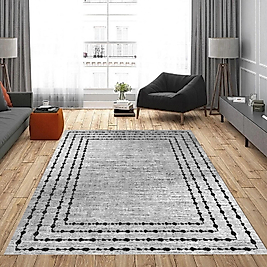Dijital Baskı Yıkanabilir Kaymaz Taban Salon Halısı Ve Yolluk RVG0812-FNL21 100x150 cm