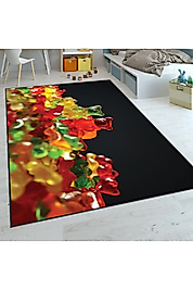 Rovigo Home Dijital Baskı Yıkanabilir Kaymaz Taban Çocuk Halısı RVG4098-SD182 100x200