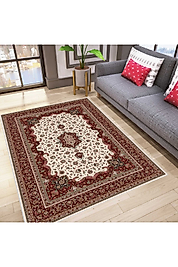 Rovigo Home Dijital Baskı Yıkanabilir Kaymaz Taban Salon Halı RVG0785 100x200 cm