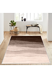 Rovigo Home Dijital Baskı Yıkanabilir Kaymaz Taban Salon Halı RVG1073 100x300 cm