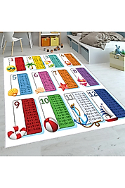 Rovigo Home Dijital Baskı Yıkanabilir Kaymaz Taban Çocuk Halısı RVG4106-SD785 120x180