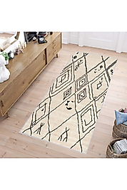 Rovigo Home Dijital Baskı Yıkanabilir Kaymaz Taban Salon Halı RVG1089 120x180 cm