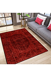 Rovigo Home Dijital Baskı Yıkanabilir Kaymaz Taban Salon Halı RVG0189-SD596 100x150 cm