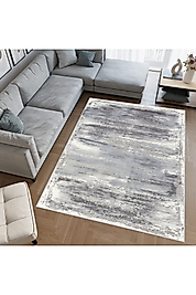 Rovigo Home Dijital Baskı Yıkanabilir Kaymaz Taban Salon Halı RVG0696 100x300 cm