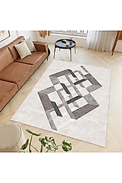 Rovigo Home Dijital Baskı Yıkanabilir Kaymaz Taban Salon Halı RVG0729 120x180 cm