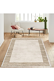 Rovigo Home Dijital Baskı Yıkanabilir Kaymaz Taban Salon Halı RVG1499 100x150 cm