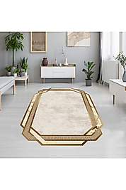 Rovigo Home Dijital Baskı Yıkanabilir Kaymaz Taban Salon Halı RVG1916-SM127 100x300 cm