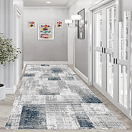 Dijital Baskı Yıkanabilir Kaymaz Taban Salon Halısı Ve Yolluk RV037-FNL301 100x300 cm