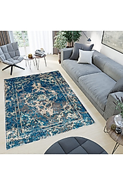 Rovigo Home Dijital Baskı Yıkanabilir Kaymaz Taban Salon Halı RVG0791 100x200 cm