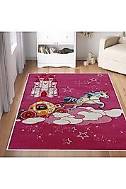 Rovigo Home Dijital Baskı Yıkanabilir Kaymaz Taban Çocuk Halısı RVG4066 100x200