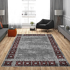 Dijital Baskı Yıkanabilir Kaymaz Taban Salon Halısı Ve Yolluk RVG0822-FNL32 100x150 cm