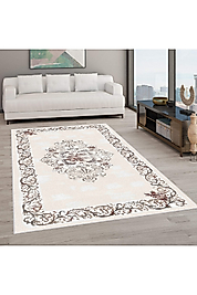 Rovigo Home Dijital Baskı Yıkanabilir Kaymaz Taban Salon Halı RVG1919 100x200 cm
