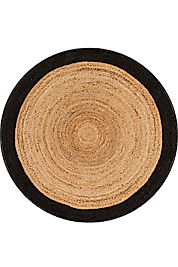Rovigo Home Dijital Baskı Yıkanabilir Kaymaz Taban Yuvarlak Halı RVG7031 100x100 cm