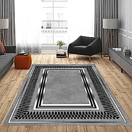 Dijital Baskı Yıkanabilir Kaymaz Taban Salon Halısı Ve Yolluk RVG0890-FNL106 100x200 cm