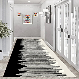 Dijital Baskı Yıkanabilir Kaymaz Taban Salon Halısı Ve Yolluk RV115-FNL421 100x200 cm