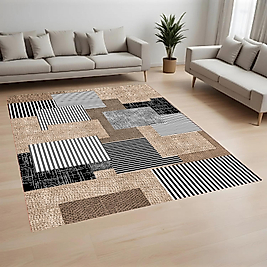 Dijital Baskı Yıkanabilir Kaymaz Taban Salon Halısı Ve Yolluk RV135-FNL440