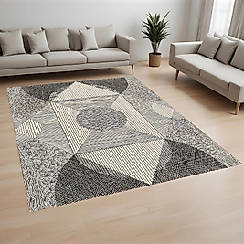 Dijital Baskı Yıkanabilir Kaymaz Taban Salon Halısı Ve Yolluk RV023-FNL278 100x150 cm