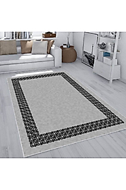 Rovigo Home Dijital Baskı Yıkanabilir Kaymaz Taban Salon Halı RVG1940-SM398 100x300 cm
