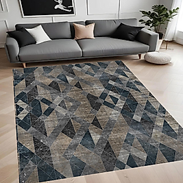 Dijital Baskı Yıkanabilir Kaymaz Taban Salon Halısı Ve Yolluk RV043-FNL308 100x200 cm