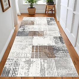Dijital Baskı Yıkanabilir Kaymaz Taban Salon Halısı Ve Yolluk RV036-FNL300 100x150 cm