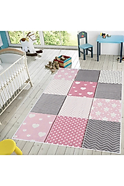 Rovigo Home Dijital Baskı Yıkanabilir Kaymaz Taban Çocuk Halısı RVG4072 100x200