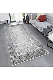 Rovigo Home Dijital Baskı Yıkanabilir Kaymaz Taban Salon Halı RVG1765 100x300 cm