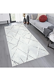 Rovigo Home Dijital Baskı Yıkanabilir Kaymaz Taban Salon Halı RVG0762 100x200 cm