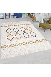 Rovigo Home Dijital Baskı Yıkanabilir Kaymaz Taban Salon Halı RVG0721 120x180 cm