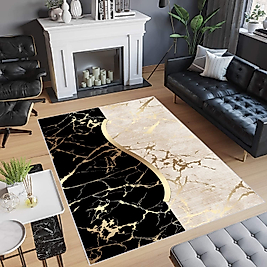 Rovigo Home Dijital Baskı Yıkanabilir Kaymaz Taban Salon Halı RVG0713 100x300 cm