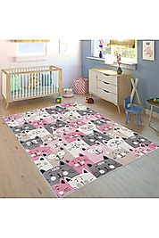 Rovigo Home Dijital Baskı Yıkanabilir Kaymaz Taban Çocuk Halısı RVG4059 100x200